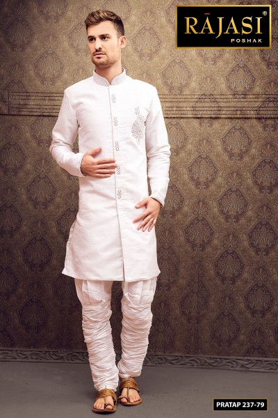 Elegant White Indo western